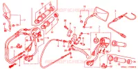 COMMODO   LEVIER   CABLE pour Honda SHADOW 750 de 1997