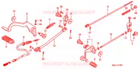 PEDALE pour Honda SHADOW 750 de 1997
