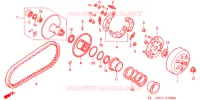 EMBRAYAGE pour Honda TODAY 50 de 2003