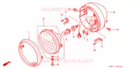 PHARE pour Honda TODAY 50 de 2003