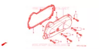 COUVERCLE GAUCHE pour Honda TODAY 50 de 2004