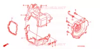 OUIES DE RADIATEUR pour Honda TODAY 50 de 2004