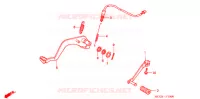 PEDALE pour Honda NX4 FALCON 400 de 2008