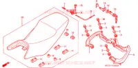 SELLE pour Honda NX4 FALCON 400 de 2008