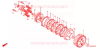 EMBRAYAGE pour Honda NXR 150 BROS ARRANQUE ELÉTRICO de 2009