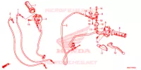 LEVIER DE GUIDON   CABLE   COMMODO (NXR160ESD/EDD) pour Honda NXR 160 BROS DISCO DO FREIO ATRÁS de 2014