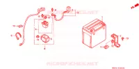 BATTERIE pour Honda PACIFIC COAST 800 de 1989