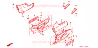 COUVERCLES LATERAUX pour Honda PACIFIC COAST 800 de 1989