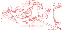 SILENCIEUX D'ECHAPPEMENT pour Honda PACIFIC COAST 800 de 1989