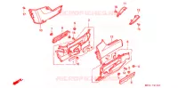 COUVERCLES LATERAUX pour Honda PACIFIC COAST 800 de 1995