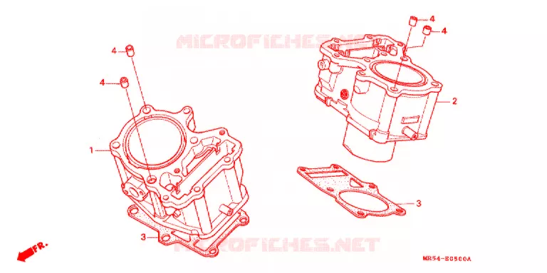 CYLINDRE Honda MOTO 800 PC800 1995  PC800S