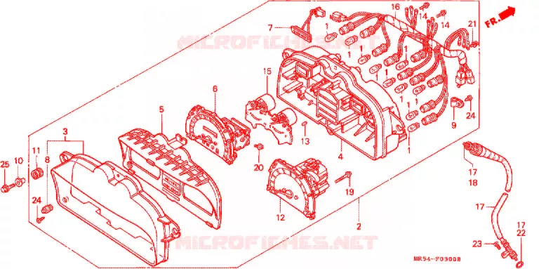 COMPTEUR Honda MOTO 800 PC800 1997  PC800V