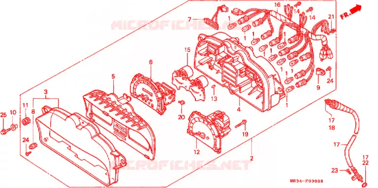 COMPTEUR Honda MOTO 800 PC800 1997  PC800V