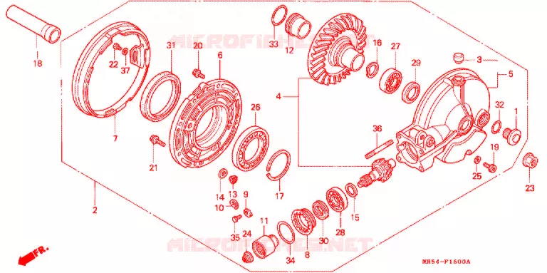 COUPLE CONIQUE Honda MOTO 800 PC800 1997  PC800V