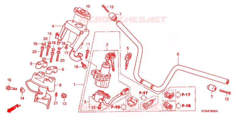 GUIDON Honda MOTO 250 other-models 2006  PS2506