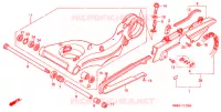 BRAS OSCILLANT pour Honda RVF 400 With speed warning light de 1994