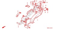 GARDE BOUE ARRIERE pour Honda RVF 400 With speed warning light de 1995
