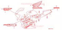 AUTOCOLLANTS (RVF400RT) pour Honda RVF 400 de 1996