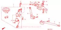 GUIDON   TE DE FOURCHE pour Honda RVF 400 de 1996