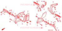 REPOSE PIED pour Honda RVF 400 de 1996