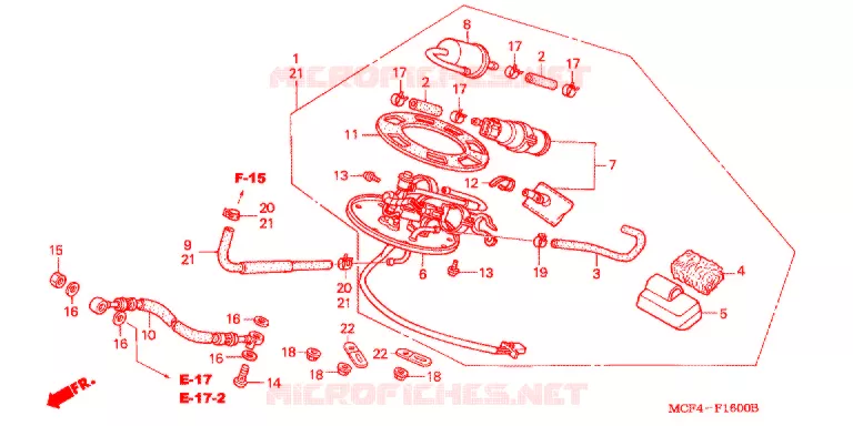 POMPE A ESSENCE Honda MOTO 1000 RC 2001  RVT1000R1