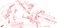 GUIDON   TE DE FOURCHE pour Honda RVT 1000 R RC51 de 2002