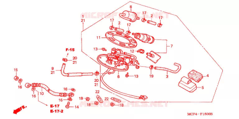 POMPE A ESSENCE Honda MOTO 1000 RC 2002  RVT1000R2