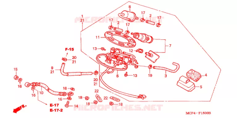POMPE A ESSENCE Honda MOTO 1000 RC 2003  RVT1000R3