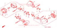 CLIGNOTANT pour Honda RVT 1000 R RC51 de 2003