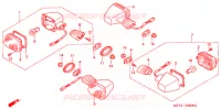 CLIGNOTANT pour Honda RVT 1000 R RC51 de 2005
