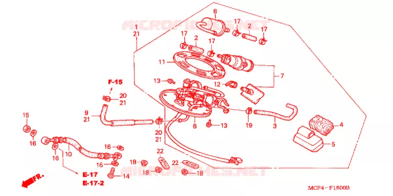 POMPE A ESSENCE Honda MOTO 1000 RC 2000  RVT1000RY