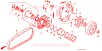 EMBRAYAGE pour Honda VISION MET IN 50 de 1993