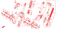 FOURCHE pour Honda VISION MET IN 50 de 1993