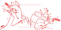 LEVIER DE GUIDON   CABLE   COMMODO pour Honda VISION MET IN 50 de 1993