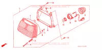 PHARE pour Honda VISION MET IN 50 de 1993