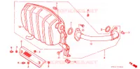 SILENCIEUX D'ECHAPPEMENT pour Honda VISION MET IN 50 de 1993