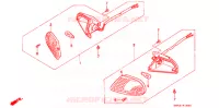 CLIGNOTANT AVANT pour Honda SA 50 ELITE S de 1995