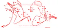 COMMODOS   POIGNEES pour Honda SA 50 ELITE S de 1995