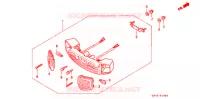 CLIGNOTANT ARRIERE pour Honda SA 50 ELITE S de 1996