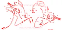 COMMODOS   POIGNEES pour Honda SA 50 ELITE S de 1996
