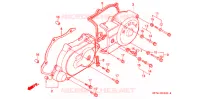 COUVERCLE GAUCHE pour Honda SA 50 ELITE S de 1996