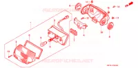 FEU ARRIERE pour Honda SA 50 ELITE S de 1996
