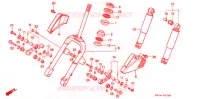 FOURCHE pour Honda SA 50 ELITE S de 1996