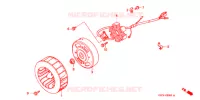 ALTERNATEUR pour Honda SA 50 ELITE S de 1999