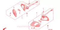 CLIGNOTANT AVANT pour Honda SA 50 ELITE S de 1999