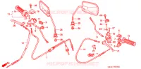 COMMODOS   POIGNEES pour Honda SA 50 ELITE S de 1999