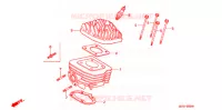 CYLINDRE pour Honda SA 50 ELITE S de 1999