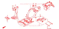 CADRE pour Honda SA 50 ELITE SR de 1999