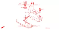 RESERVOIR D'HUILE pour Honda SA 50 ELITE SR de 1999