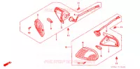 CLIGNOTANT AVANT pour Honda SB 50 ELITE E de 1990